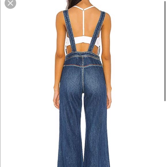 Free People Chasing Rainbows Wide leg overall - Picture 3 of 10
